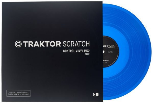 Native Instruments Traktor Scratch Vinyl Blu MkII-Img-55697