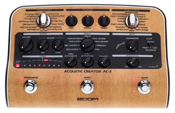 Zoom AC3 Acoustic Guitar FX-Img-158129