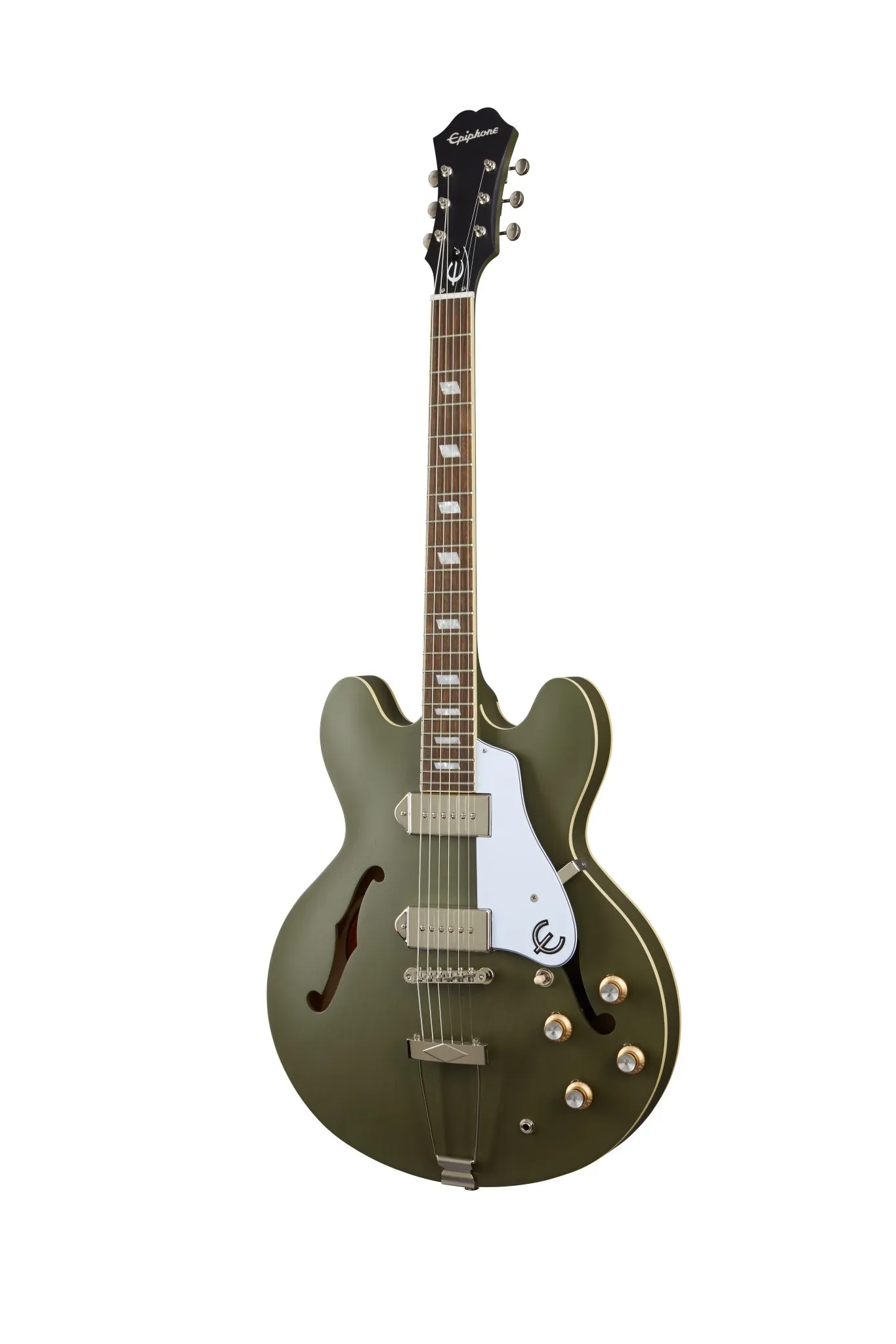 Epiphone Casino Worn Olive Drab-Img-166177 Epiphone Casino Worn Olive Drab-Img-166177