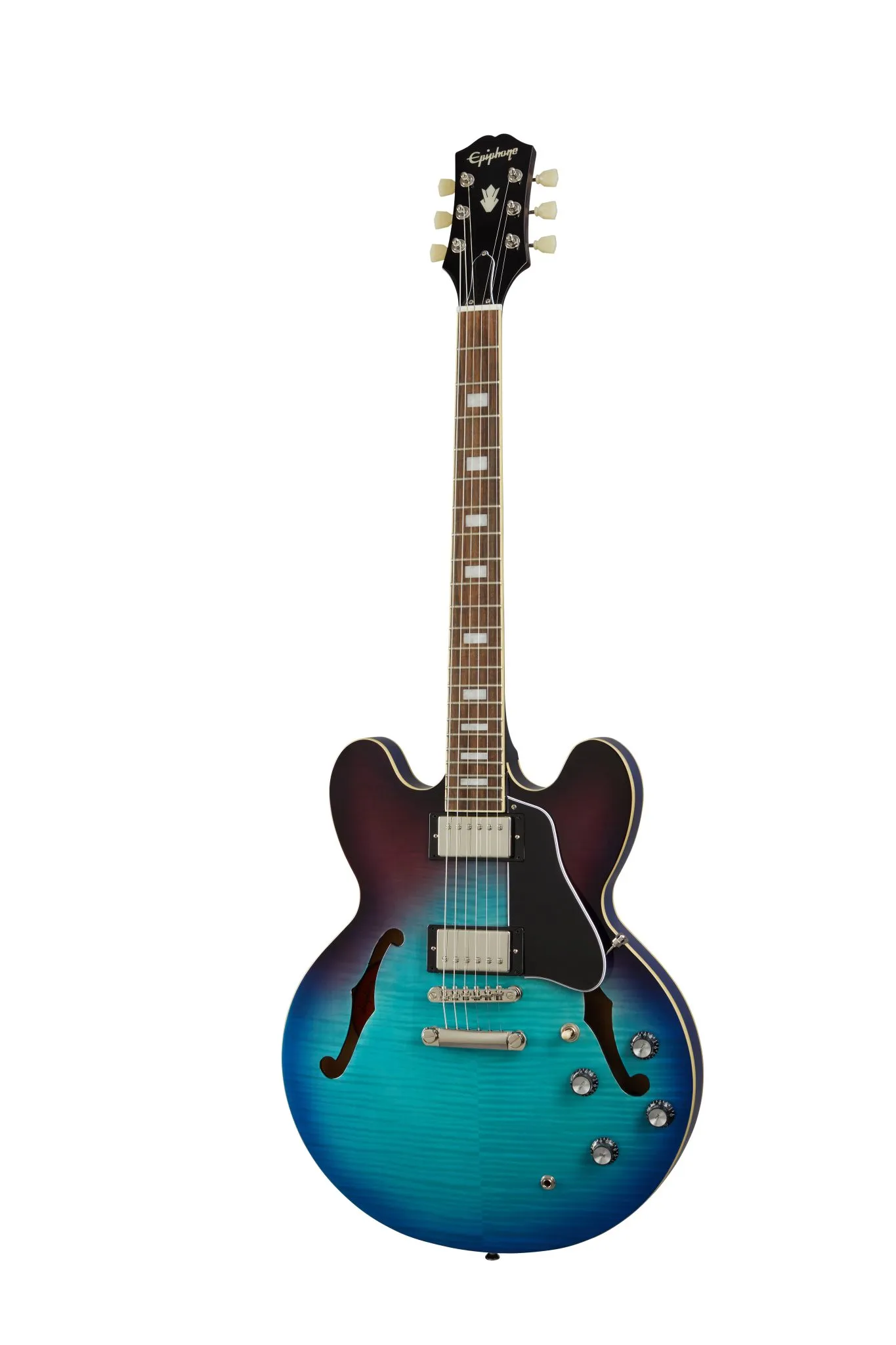 Epiphone ES-335 Figured Blueberry Burst-Img-166239 Epiphone ES-335 Figured Blueberry Burst-Img-166239