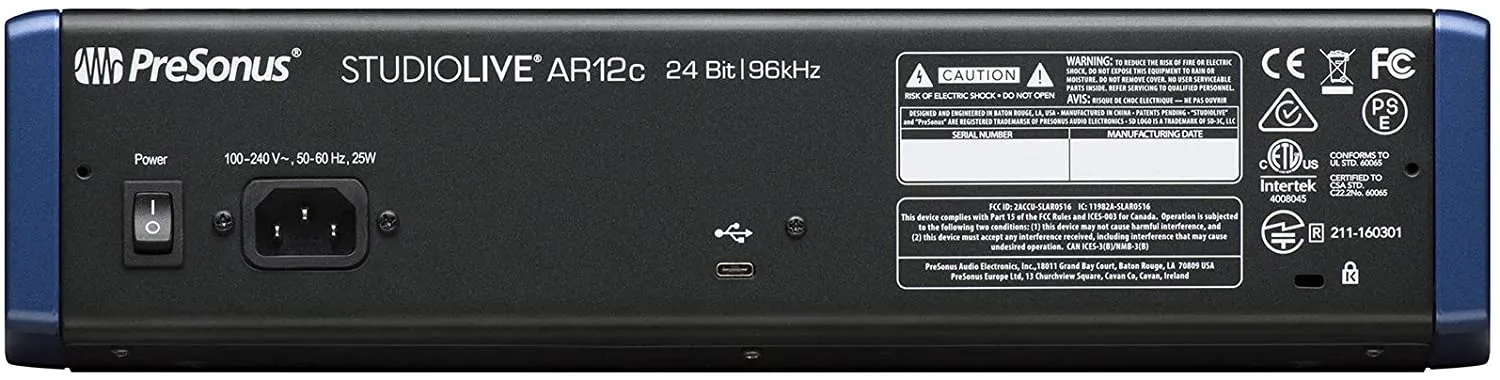 Presonus StudioLive AR12c-Img-168911