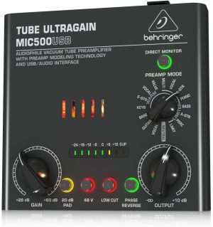 Behringer MIC500USB Tube Ultragain-Img-169927