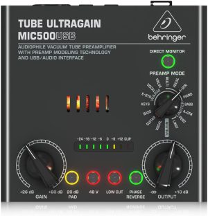 Behringer MIC500USB Tube Ultragain-Img-169928