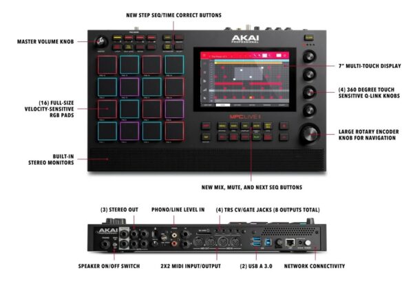 AKAI Professional MPC Live II - Imagen 4