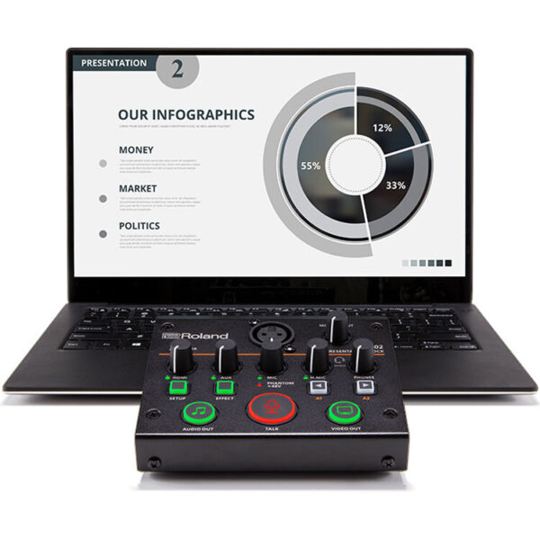 Roland UVC-02 Web Presentation Dock - Imagen 10