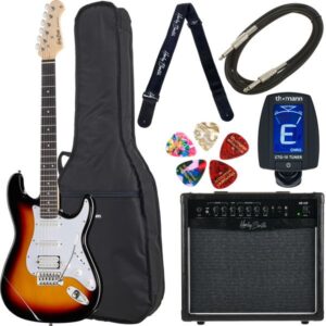 Harley Benton ST-20HSS SB Standard Bundle