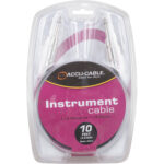 American DJ QTR10 Cable de instrumento mono macho de 1/4" TS Phone a 1/4" TS Phone macho (10')