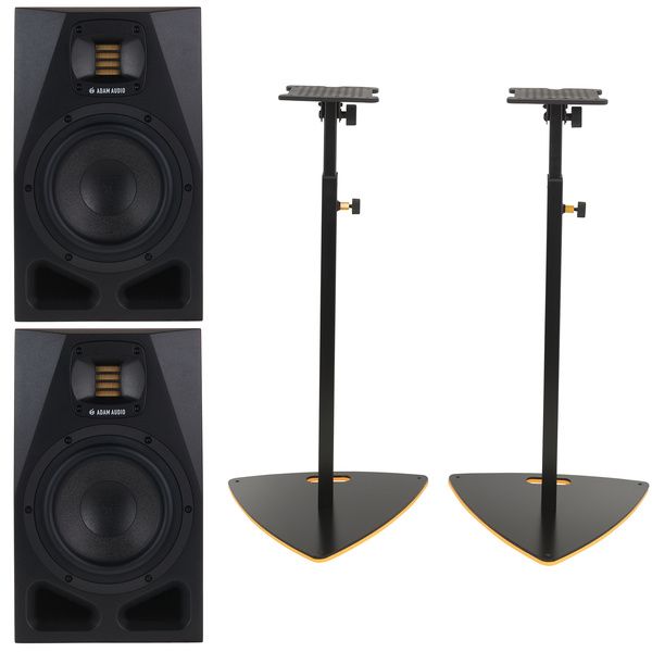 01a8c0f19bac19404611c0a9e5bd8ec7.jpg ADAM Audio A7V Stand Bundle - Imagen 1