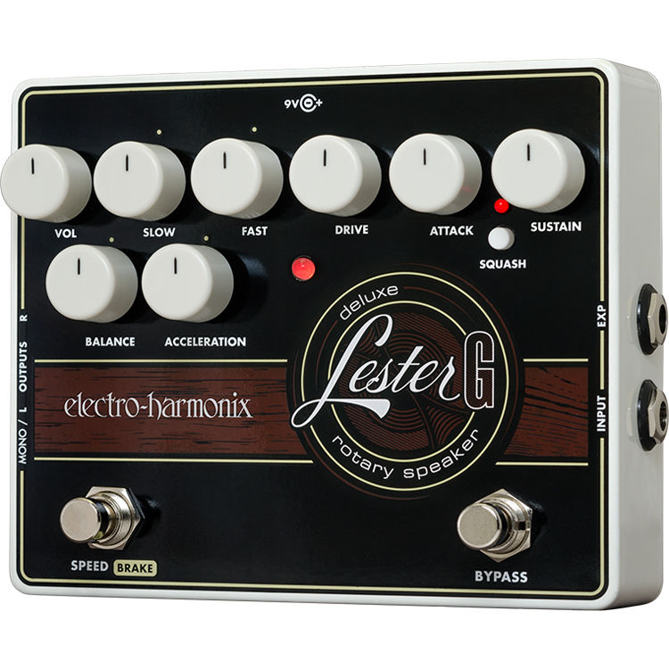 01ad4f1fc1aa79e03143cadbcbe46a99.jpg Pedal de emulación de altavoz giratorio Electro-Harmonix Lester G Deluxe - Imagen 1