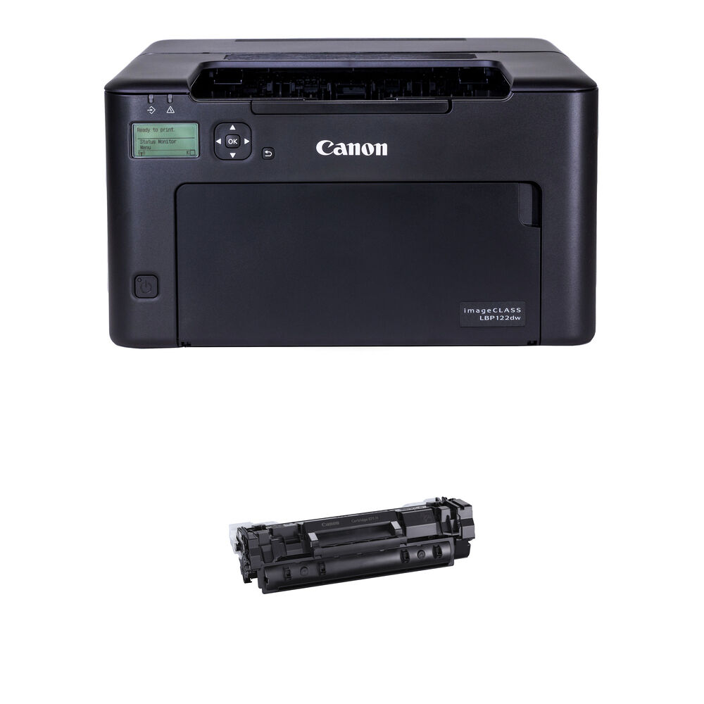 01bdf25045212f2fce12fa1c941a42fc.jpg Canon imageCLASS LBP122dw Wireless Monochrome Laser Printer with High-Capacity Black Toner Cartridge Kit - Imagen 1