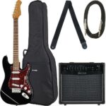 Harley Benton ST-62BK Hot Rod Bundle 3