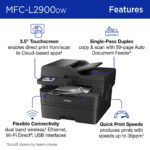 Impresora láser monocromática todo en uno Brother MFC-L2900DW - Reacondicionada por el fabricante - Imagen 4