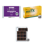 Kit de película Kodak Tri-X 400 con fundas para negativos y papel RC - Imagen 3