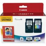 Canon PG-240XL / CL-241XL Ink Cartridge Combo Pack with GP-502 Paper - Imagen 3