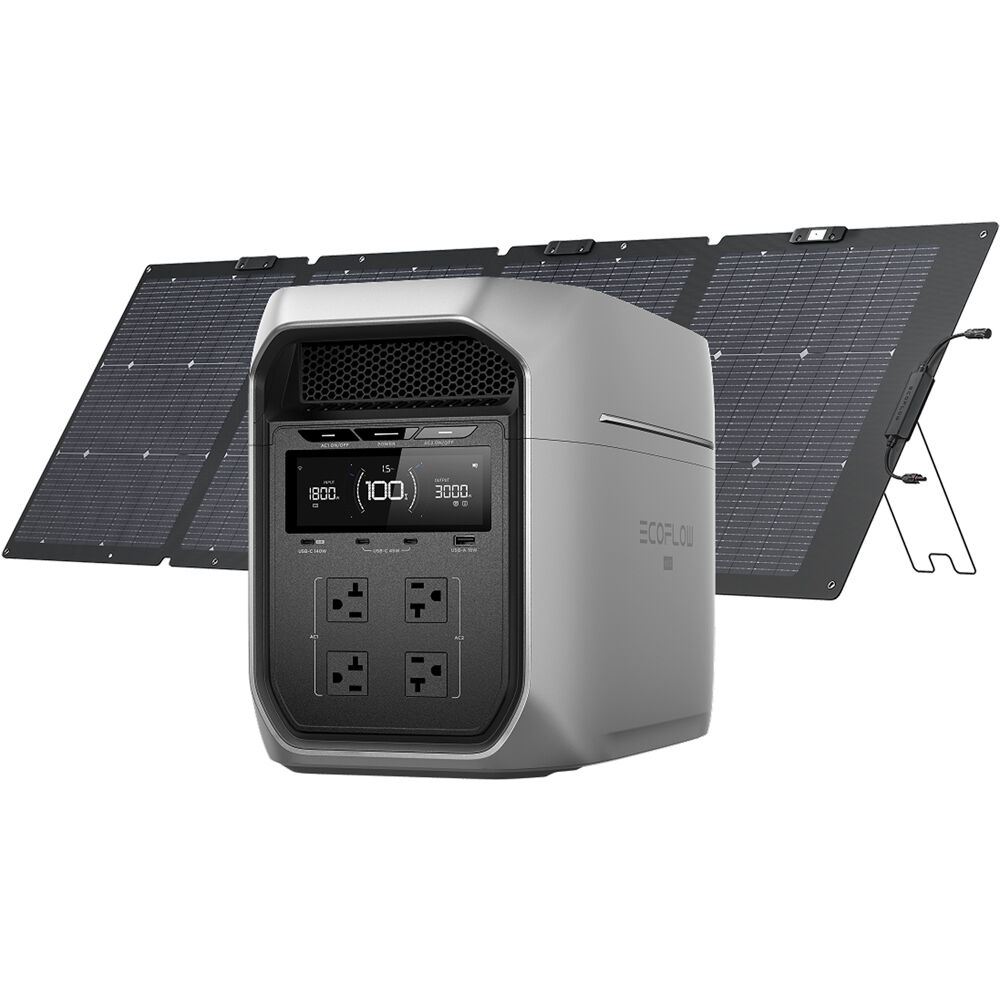 02d7e453732a43251cd646ee2ebea3ef.jpg Central eléctrica portátil EcoFlow DELTA 3 Max Plus con panel solar de 220 W (negro) - Imagen 1