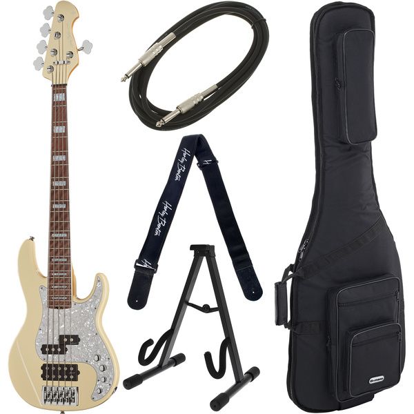 03e52c704f953c61423cc7096610f4f6.jpg Harley Benton Enhanced MP-5EB Creme Bundle - Imagen 1