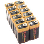 Batería alcalina Kodak Max de 9 V (paquete de 12)