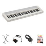 Casio CT-S1 Kit básico de piano digital portátil de 61 teclas (blanco) - Imagen 2