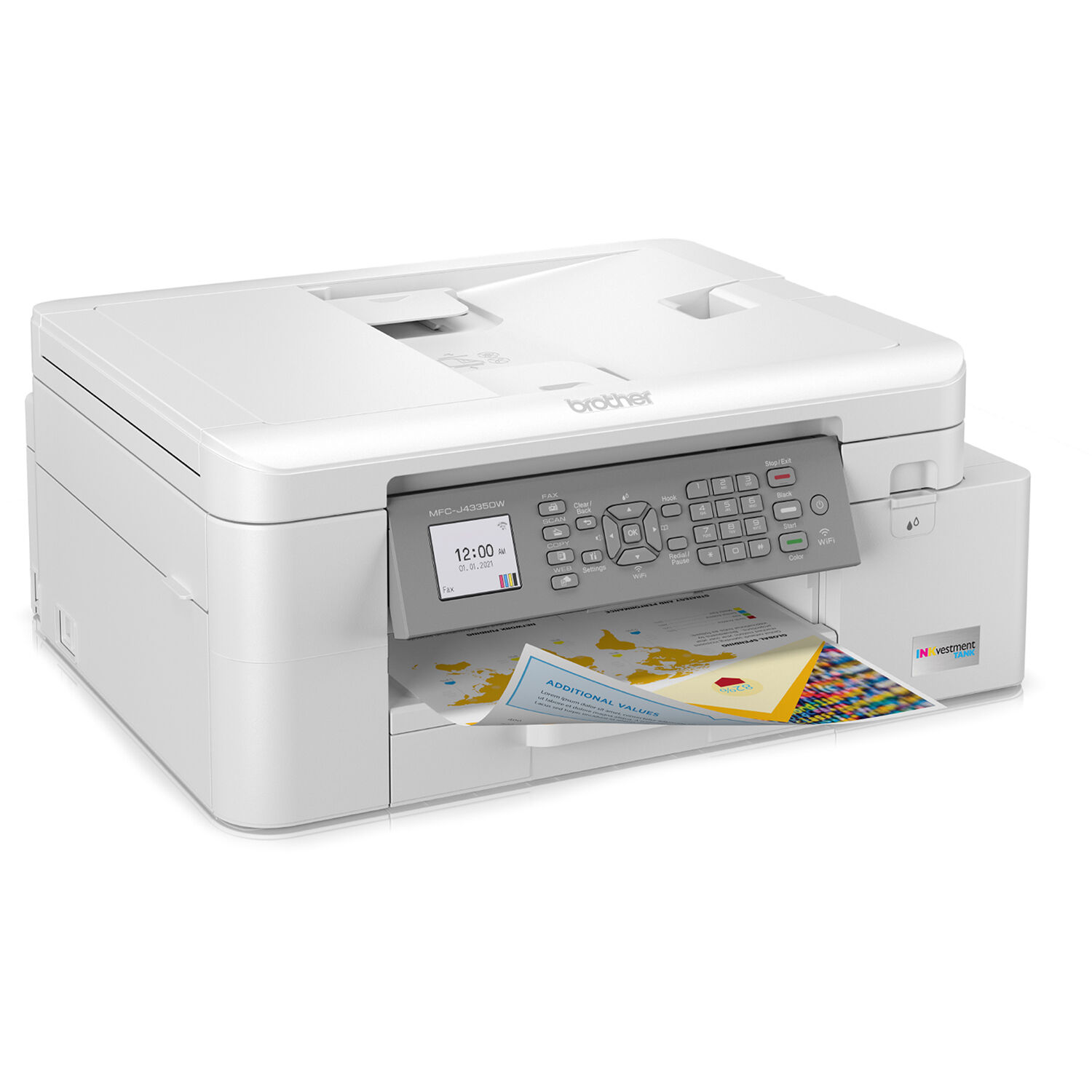 06c6de7b31323f991409362960312cd3.jpg Brother MFC-J4335DW INKvestment Tank All-in-One Color Inkjet Printer - Imagen 1