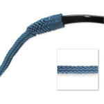Carson ER-20 Retenedor de gafas Gripz trenzado (estándar, azul surf)