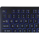 Teclado iluminado antimicrobiano con letra grande Adesso - Imagen 5