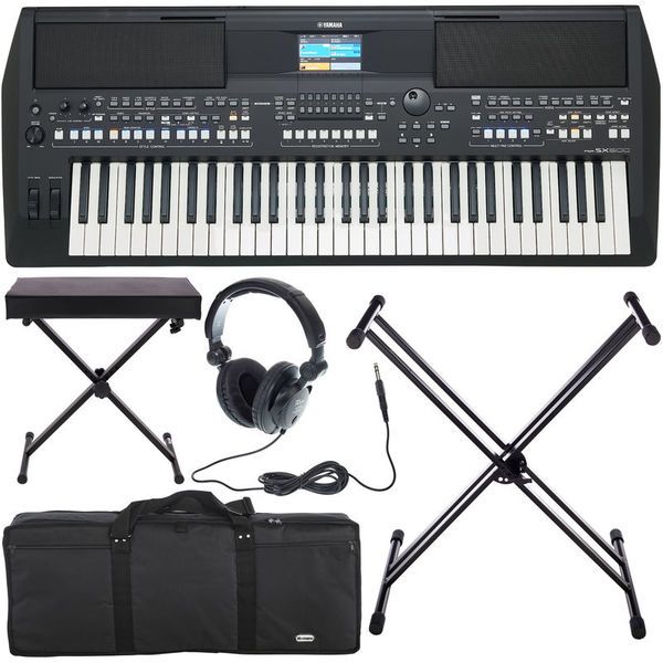 06e353273508c94a6512daa14029f8cf.jpg Yamaha PSR-SX600 Deluxe Bundle - Imagen 1