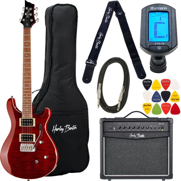 07a607a089858dcbb0860baa60626cc6.jpg Harley Benton CST-24T Black Cherry Fl Set - Imagen 1