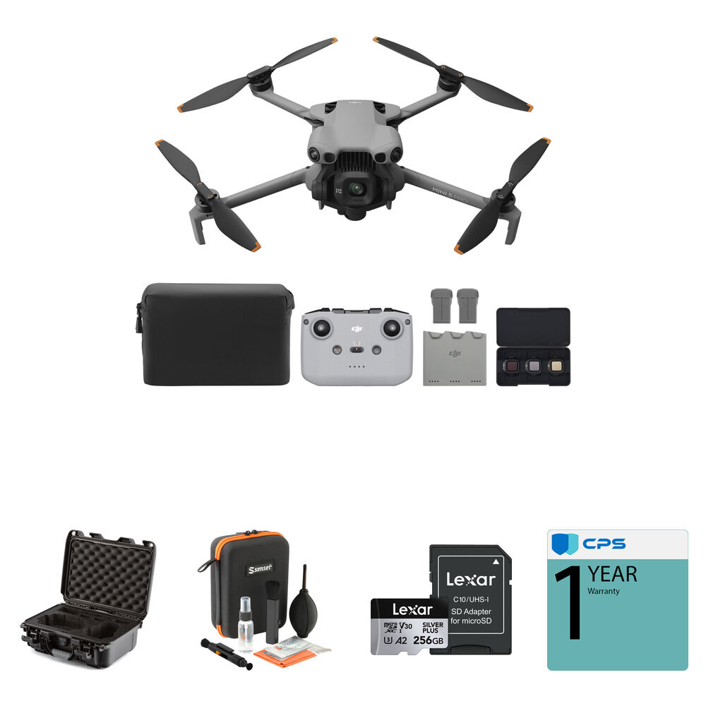 07d73e7656f83c92b6dabf2c7dbbe8f0.jpg Drone DJI Mini 5 Pro con RC-N3 Fly More Combo y estuche/kit de memoria - Imagen 1