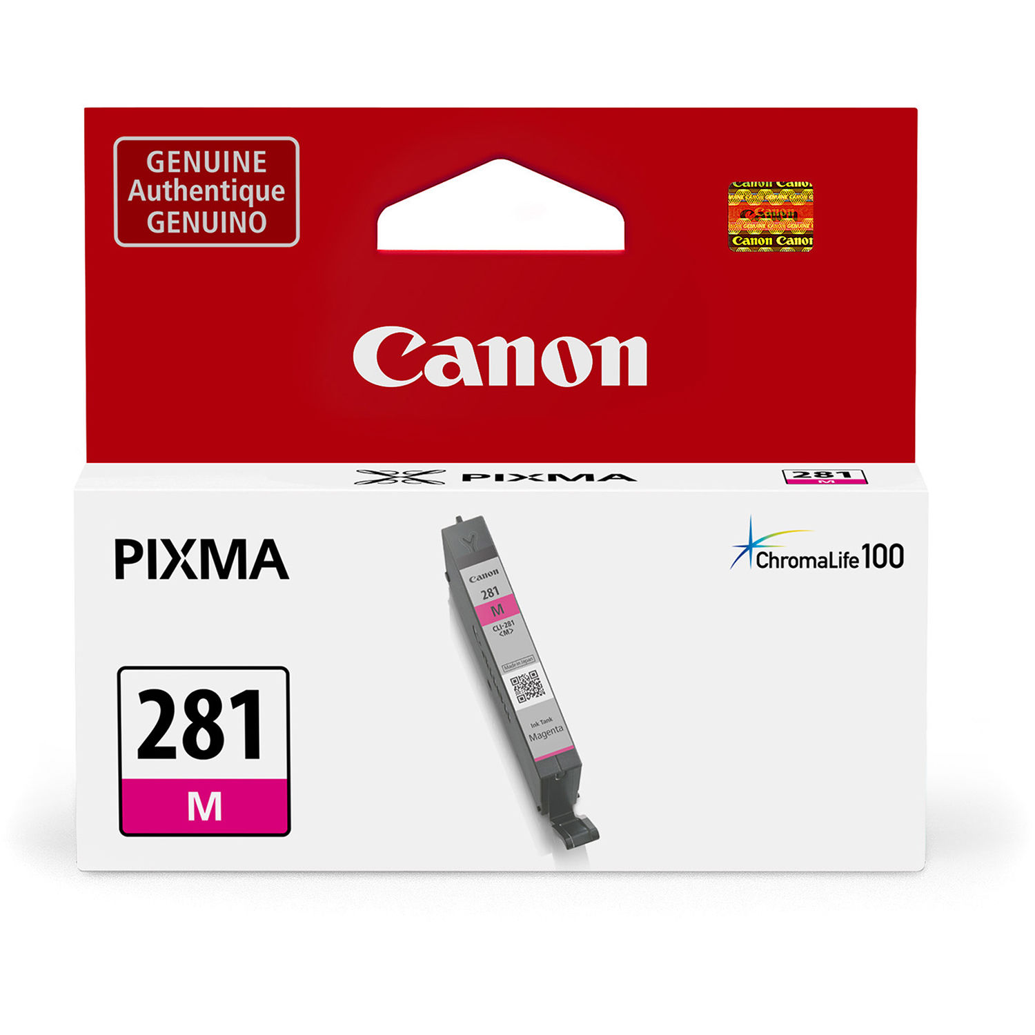 0925ed5741e59e3ec34fd8674f7fd7f5.jpg Canon CLI-281 Magenta Ink Tank (5.6mL) - Imagen 1