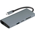 Estación de acoplamiento multipuerto Adesso 9 en 1 USB-C 3.2 Gen 1 - Imagen 5