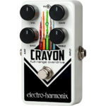 Pedal de overdrive de rango completo Electro-Harmonix Crayon 69 con controles de graves y agudos