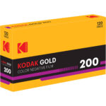 Película negativa de color Kodak Eastman Gold 200 (120 rollos de película, paquete de 5)