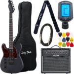 Harley Benton TE-20HH LH SBK Bundle