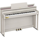Casio Celviano AP-750 Piano digital estilo consola de 88 teclas con banco (gris/beige) - Imagen 4
