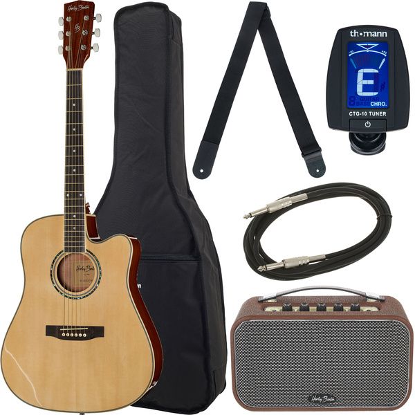 0b3c532dcfa7fb2ea40b414c837746d7.jpg Harley Benton D-120CE NT Bundle - Imagen 1