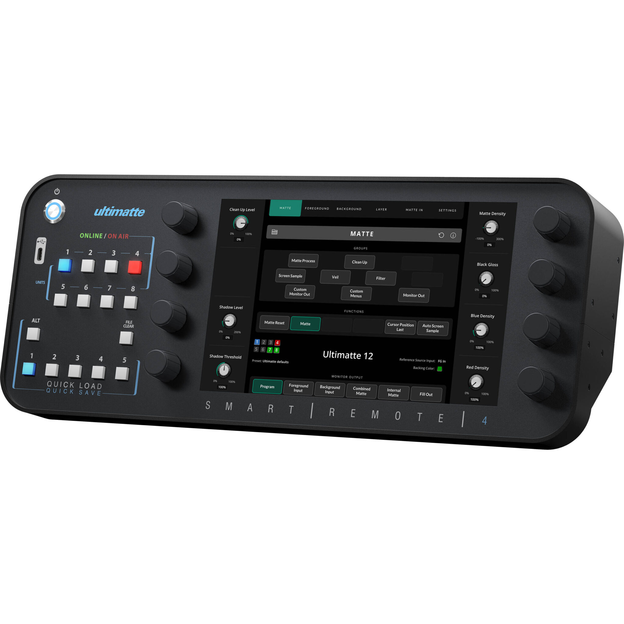 0b6a0378c5d440730adc35dca42ce03c.jpg Mando a distancia inteligente Blackmagic Design Ultimatte 4 G2 - Imagen 1