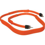 Correa de silicona para el cuello Leica para cámara Leica T (naranja/rojo)