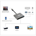 Estación de acoplamiento multipuerto USB-C 3 en 1 Adesso (compatible con TAA) - Imagen 7