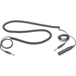AKG MK HS Studio C Cable extensible para auriculares para estudio y moderadores con conectores estéreo XLR de 3 pines + 1/4" (5,9 a 8,2')