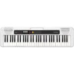 Casio CT-S200 Kit económico de teclado portátil de 61 teclas con soporte, pedal y auriculares (blanco) - Imagen 9