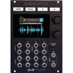 1010music Bitbox Micro Módulo de muestreo compacto para Eurorack (18 HP, negro)