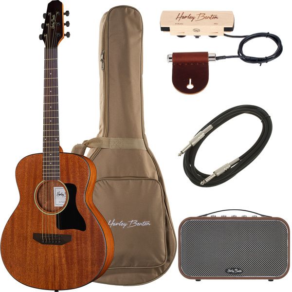 0e279ba0a329e083bf70ac45376ad204.jpg Harley Benton GS-Travel Mahogany Bundle - Imagen 1