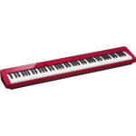 Casio Privia PX-S1100 Piano digital de 88 teclas con soporte, banco, auriculares y pedal (rojo) - Imagen 5