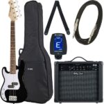 Harley Benton PB-Shorty LH BK Std. Set 1