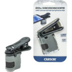 Microscopio de bolsillo Carson MicroMini con clip adaptador para smartphone - Imagen 7