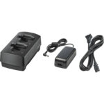 Audio-Technica ATW-CHG3AAD Paquete de carga inteligente de 2 bahías con ATW-CHG3A y adaptador de CA
