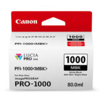 Canon PFI-1000 MBK LUCIA PRO Matte Black Ink Tank (80mL) - Imagen 3