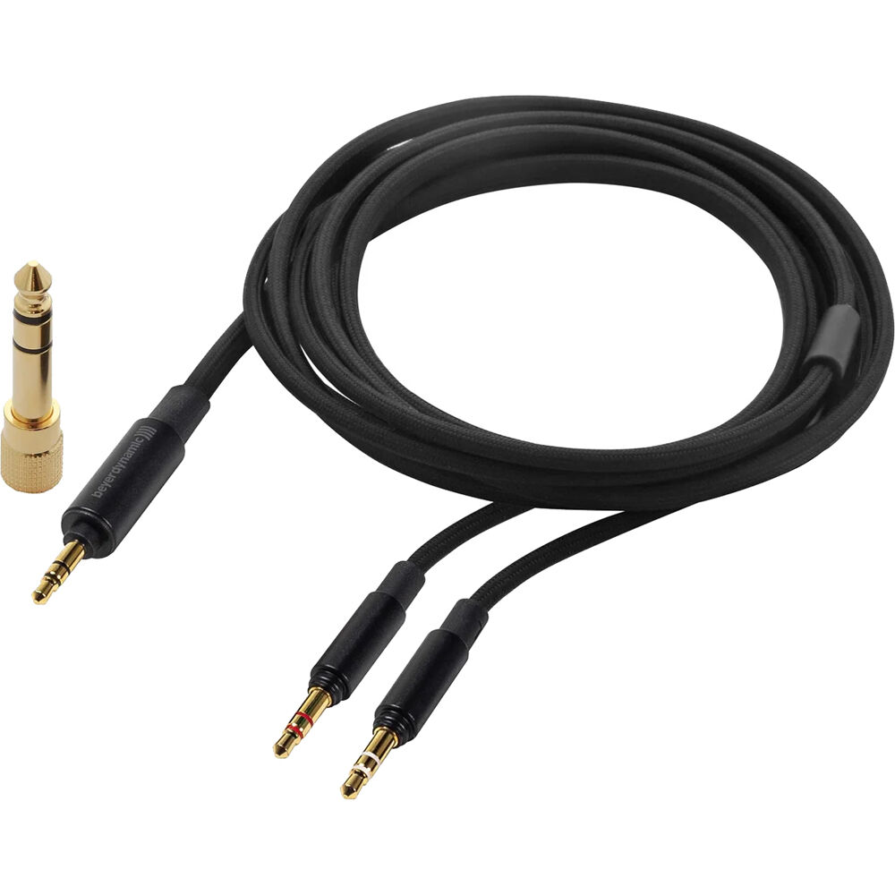 1038285892a767fd4578a86defadcd20.jpg Cable estéreo de doble cara Beyerdynamic con mecanismo de bloqueo (4'7") - Imagen 1