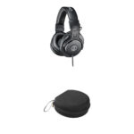 Kit de estuche y auriculares para monitor Audio-Technica ATH-M30x
