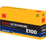 Kodak Professional Ektachrome E100 Película de transparencia de color (120 rollos de película, paquete de 5, embalaje retro)